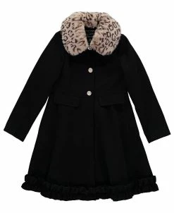 S Rothschild & CO Big Girls Ruffle Bottom Coat