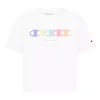 Champion Big Girls Overlap Repeat C Boxy T-shirt