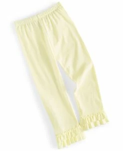 First Impressions Baby Girls Ruffled Hem Leggings, Created For Macy's