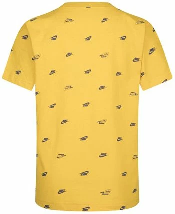 Nike Little Boys Short Sleeves Futura Monogram Allover Print T-shirt - Image 2