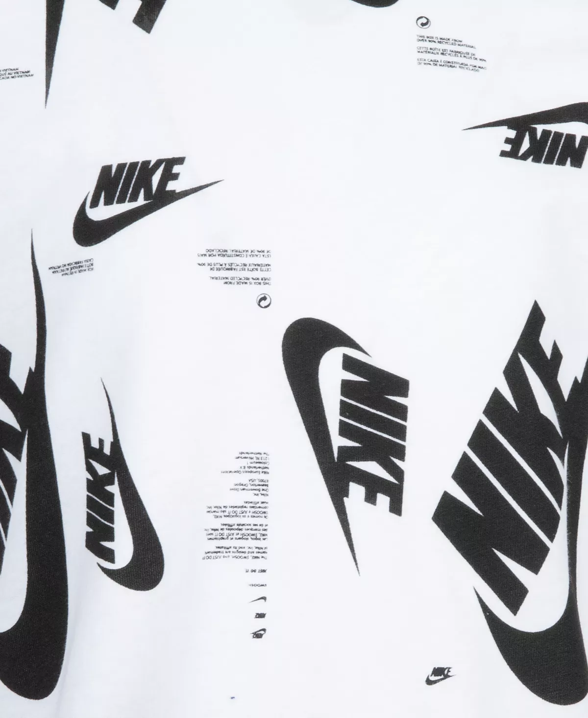 Nike Little Boys Short Sleeves Futura Allover Print T-shirt - Image 4