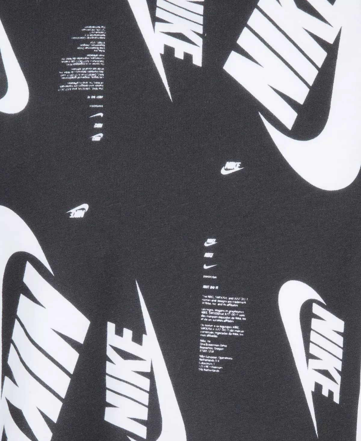 Nike Little Boys Short Sleeves Futura Allover Print T-shirt - Image 5