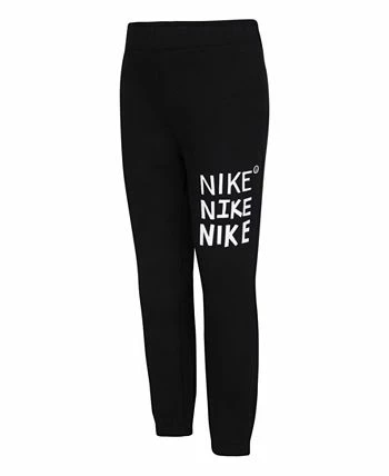 Nike Little Boys Logo Fleece Jogger Pants - Image 5