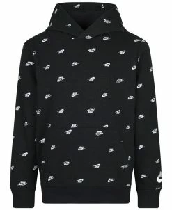 Nike Little Boys Pullover Futura Allover Print Hoodie