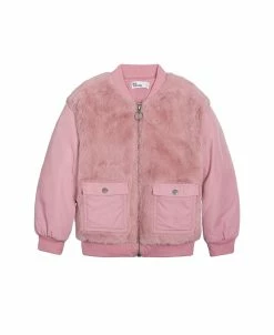 Epic Threads Oddler Girls Faux Fur Bomber Jacket, Created For Macy's