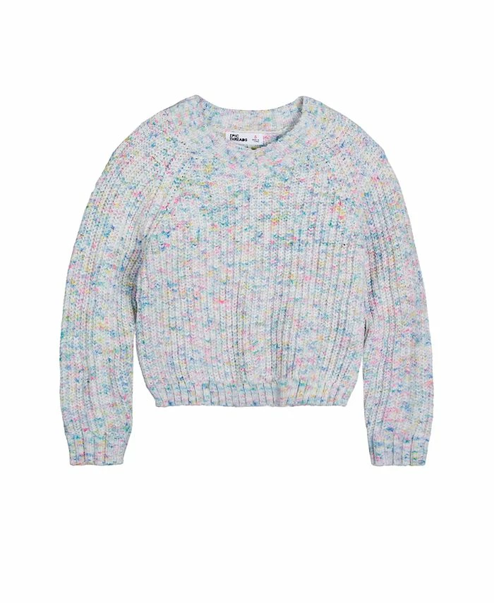 Epic Threads Oddler Girls Cinched Sweater, Created For Macy's