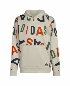 ADIDAS Big Boys Long Sleeve Lineage Love Pullover Hoodie