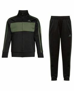 ADIDAS Little Boys Long Sleeve Essential Tricot And Joggers, 2 Piece Set