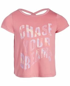ID Ideology Toddler & Little Girl Chase Your Dream Graphic Top, Created For Macy's