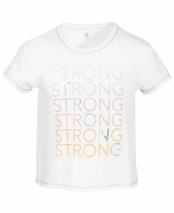 ID Ideology Big Girls Strong Graphic-Print T-Shirt, Created For Macy's