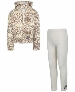 Nike Toddler Girls Pullover Hoodie And Leggings, 2 Piece Set