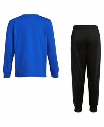 ADIDAS Little Boys Long Sleeve T-shirt And Jogger Pant Set, 2 Piece 4 ADIDAS Little Boys Long Sleeve T-shirt And Jogger Pant Set, 2 Piece - Image 2