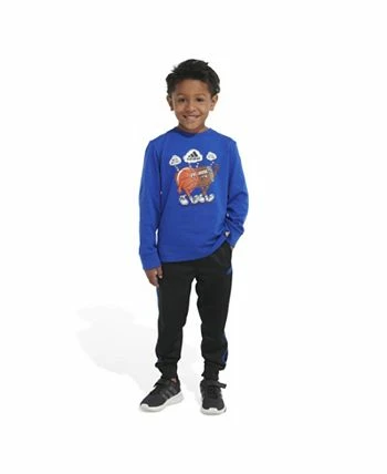 ADIDAS Little Boys Long Sleeve T-shirt And Jogger Pant Set, 2 Piece 9 ADIDAS Little Boys Long Sleeve T-shirt And Jogger Pant Set, 2 Piece - Image 7