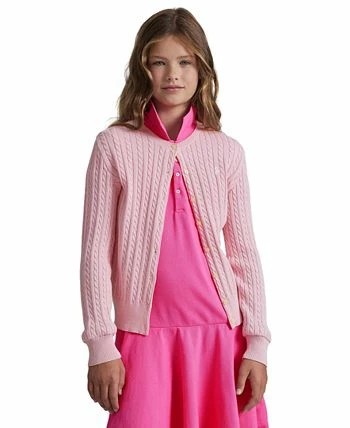 Polo Ralph Lauren Big Girls Cable-Knit Cotton Cardigan - Image 2