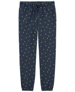 Carter's™ Little Girls Pull-On Lightweight Fleece Jogger Pants