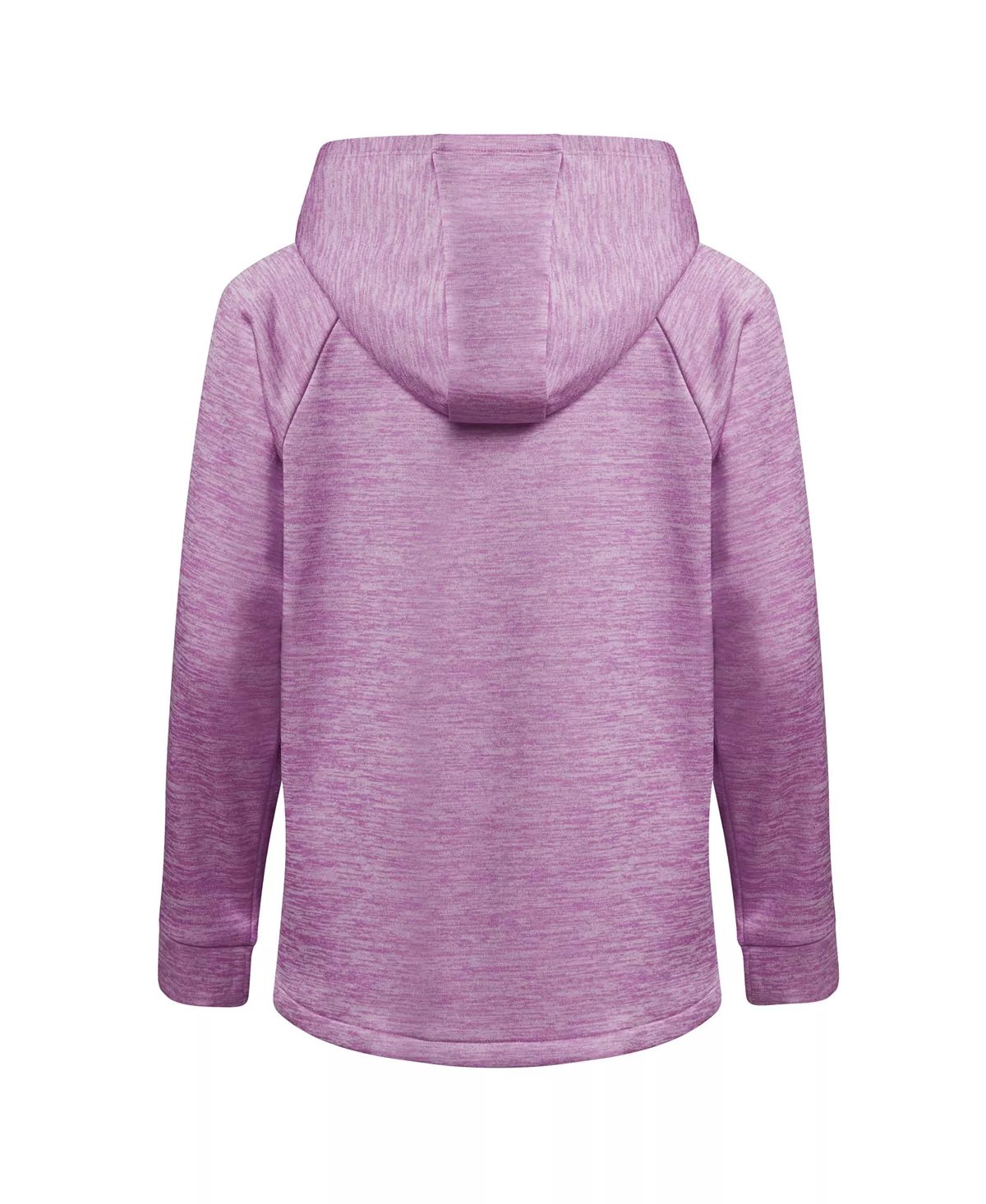 ADIDAS Big Girls Long Sleeve Melange Fleece Hooded Pullover - Image 2