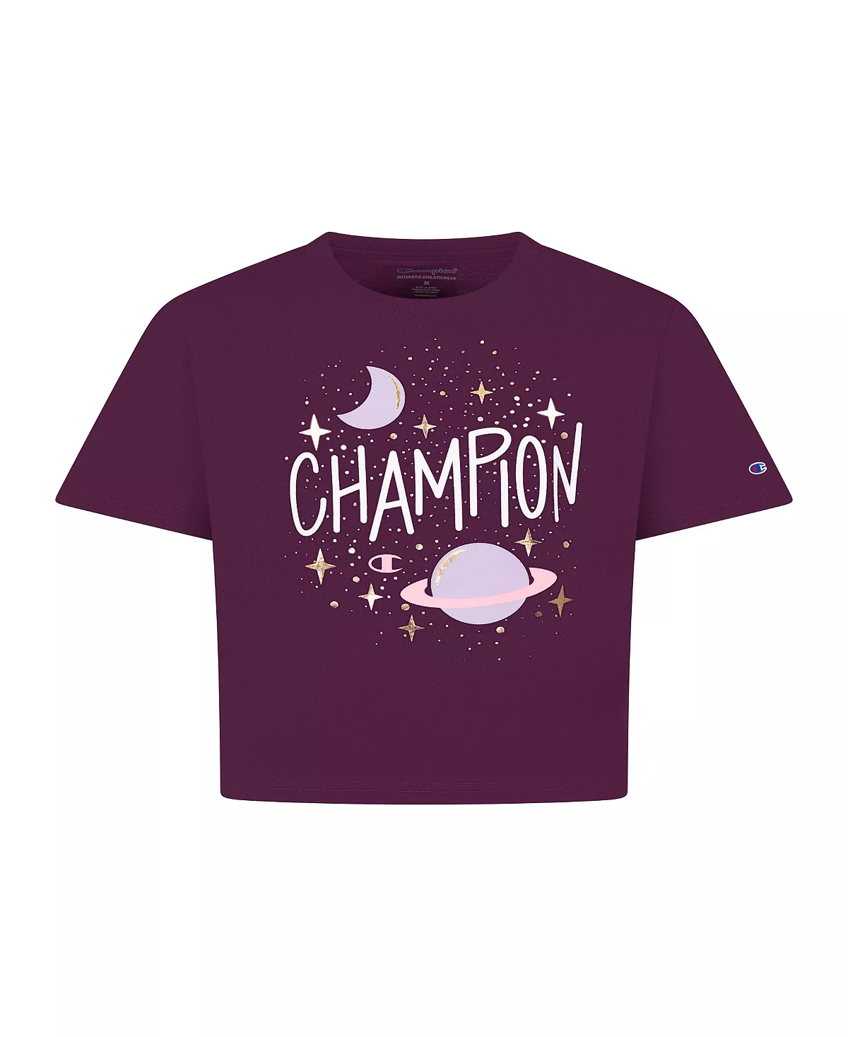 Champion Big Girls Planet Graphic Boxy T-shirt