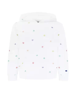 Champion Big Girls Tossed C Logo All Over Print Fleece Hoodie