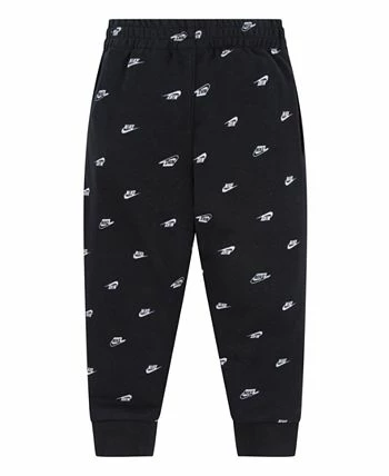 Nike Little Boys Futura Allover Print French Terry Jogger Pants - Image 2