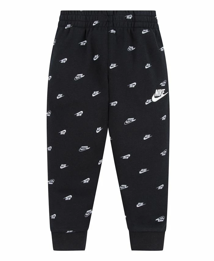 Nike Little Boys Futura Allover Print French Terry Jogger Pants