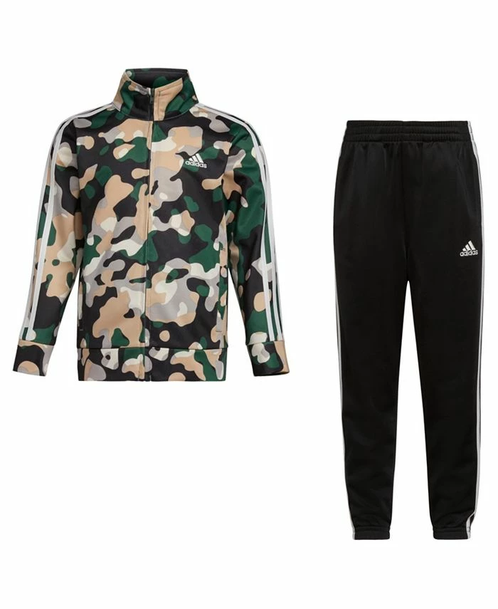 ADIDAS Toddler Boys Printed Tricot Track Set, Pack Of 2