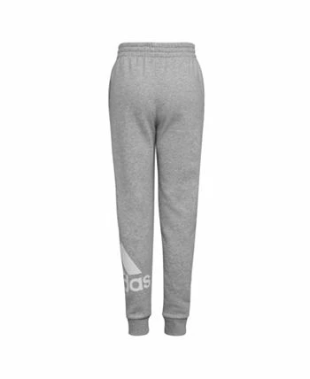 ADIDAS Big Boys Elastic Waistband Essential Fleece Joggers 4 ADIDAS Big Boys Elastic Waistband Essential Fleece Joggers - Image 2