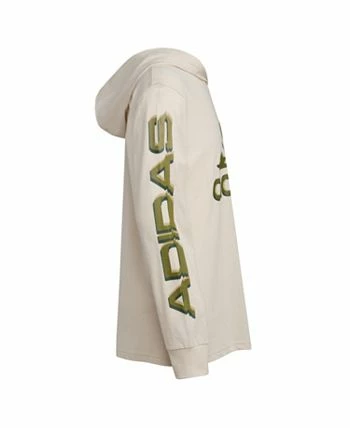 ADIDAS Big Boys Long Sleeve Glitchy Hooded T-shirt 5 ADIDAS Big Boys Long Sleeve Glitchy Hooded T-shirt - Image 3