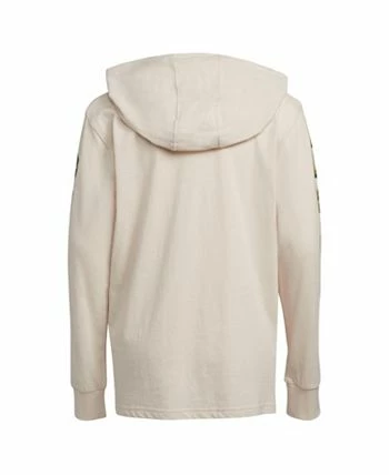 ADIDAS Big Boys Long Sleeve Glitchy Hooded T-shirt 4 ADIDAS Big Boys Long Sleeve Glitchy Hooded T-shirt - Image 2