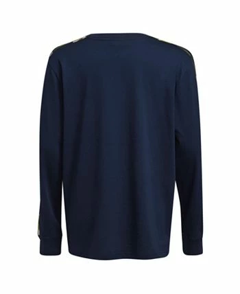 ADIDAS Big Boys Long Sleeve Core Camo Stripe T-shirt - Image 2