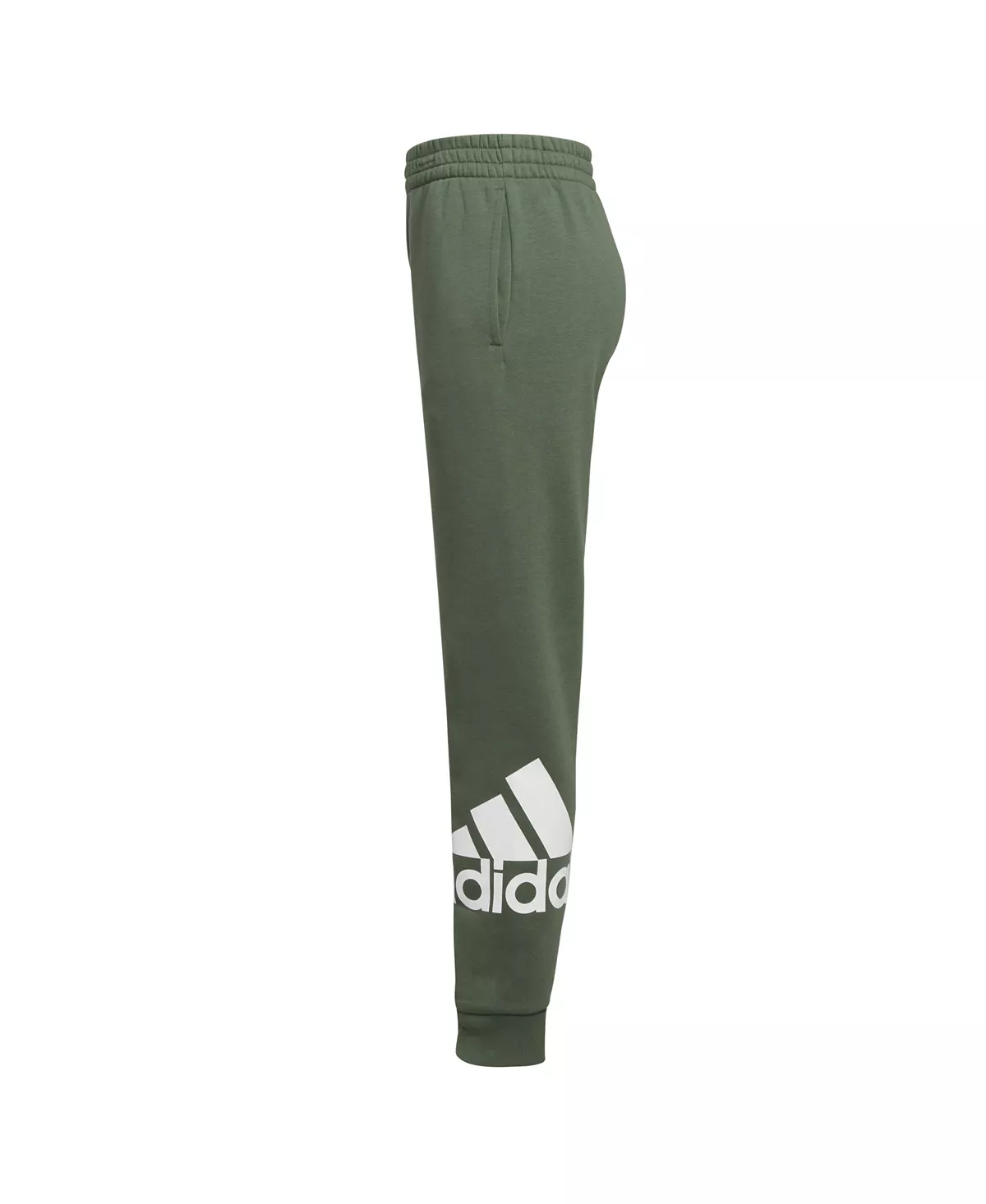 ADIDAS Big Boys Elastic Waistband Essential Fleece Joggers - Image 3