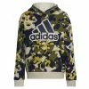ADIDAS Big Boys Long Sleeve Core Camo All Over Print Pullover Hoodie