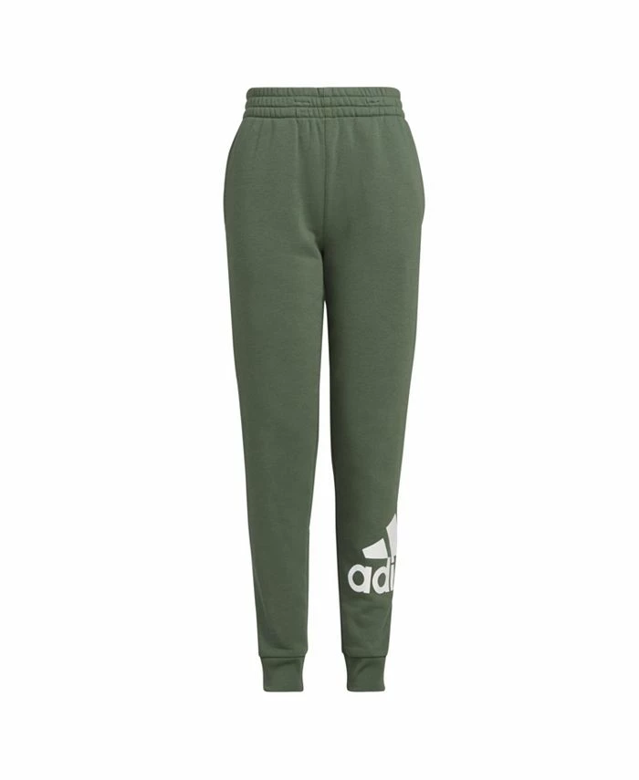 ADIDAS Big Boys Elastic Waistband Essential Fleece Joggers
