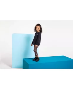Nike Little Girls Crewneck And Leggings, 2 Piece Set -Little Me Shop 23331718 fpx