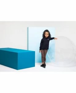 Nike Little Girls Crewneck And Leggings, 2 Piece Set -Little Me Shop 23331719 fpx