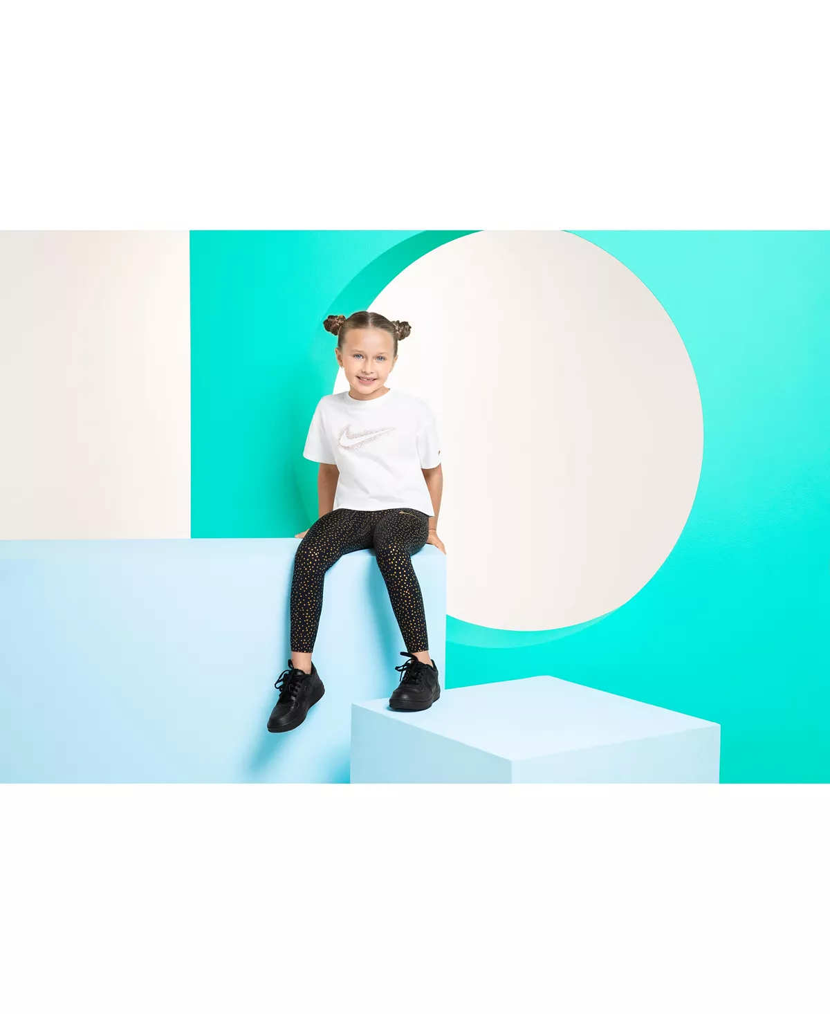 Nike Toddler Girls Shine Pack Boxy T-shirt - Image 6