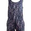 ID Ideology Big Girls Mod Splatter Sleeveless Romper, Created For Macy's