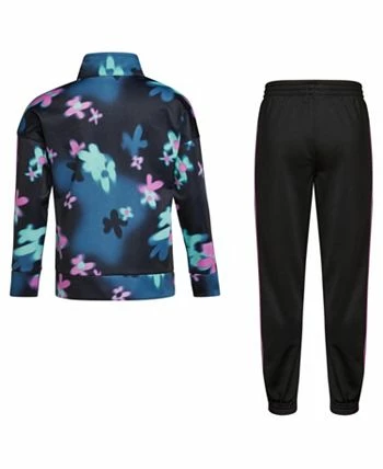 ADIDAS Toddler Girls All Over Print Tricot Jacket And Track Pants, 2 Piece Set 4 ADIDAS Toddler Girls All Over Print Tricot Jacket And Track Pants, 2 Piece Set - Image 2