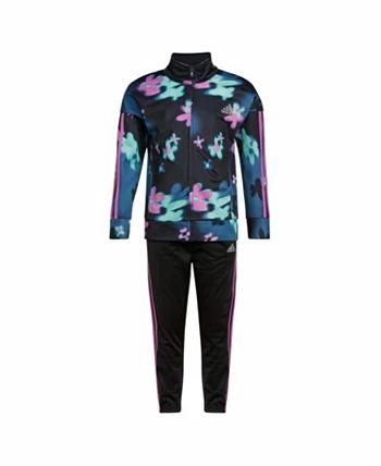 ADIDAS Toddler Girls All Over Print Tricot Jacket And Track Pants, 2 Piece Set 5 ADIDAS Toddler Girls All Over Print Tricot Jacket And Track Pants, 2 Piece Set - Image 3
