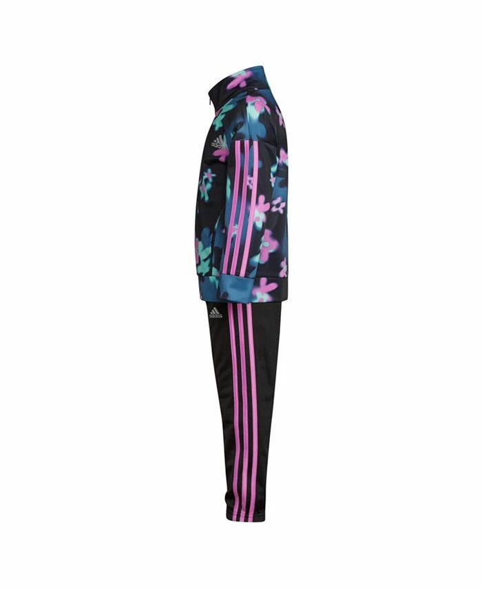 ADIDAS Toddler Girls All Over Print Tricot Jacket And Track Pants, 2 Piece Set 6 ADIDAS Toddler Girls All Over Print Tricot Jacket And Track Pants, 2 Piece Set - Image 4
