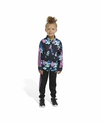 ADIDAS Toddler Girls All Over Print Tricot Jacket And Track Pants, 2 Piece Set 7 ADIDAS Toddler Girls All Over Print Tricot Jacket And Track Pants, 2 Piece Set - Image 5