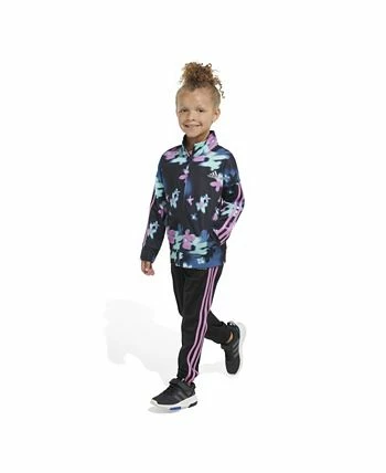 ADIDAS Toddler Girls All Over Print Tricot Jacket And Track Pants, 2 Piece Set 9 ADIDAS Toddler Girls All Over Print Tricot Jacket And Track Pants, 2 Piece Set - Image 7