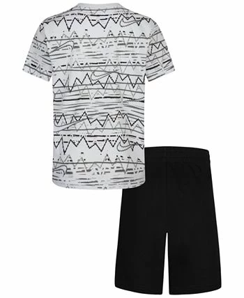 Nike Little Boys Let's Be Real T-shirt And Shorts Set - Image 2