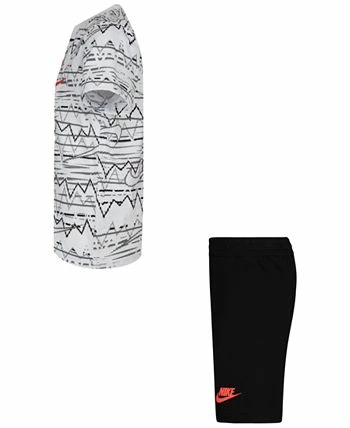 Nike Little Boys Let's Be Real T-shirt And Shorts Set - Image 3