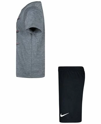 Nike Little Boys Icon T-shirt And Shorts Set - Image 3