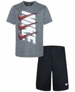 Nike Little Boys Icon T-shirt And Shorts Set