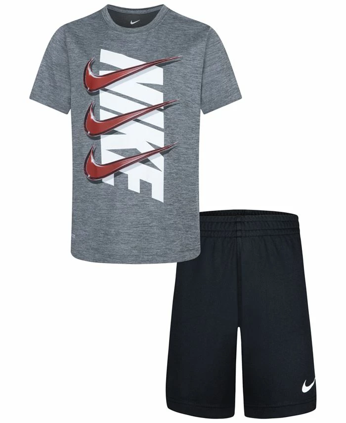 Nike Little Boys Icon T-shirt And Shorts Set