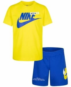 Nike Little Boys 2 Piece Icon T-shirt And Shorts Set