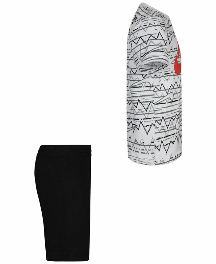 Nike Little Boys Let's Be Real T-shirt And Shorts Set - Image 4