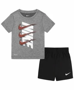 Nike Toddler Boys Icon T-shirt And Shorts Set