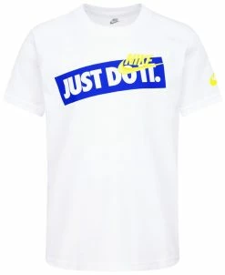 Nike Toddler Boys Short Sleeves Just Do It Embroidery T-shirt